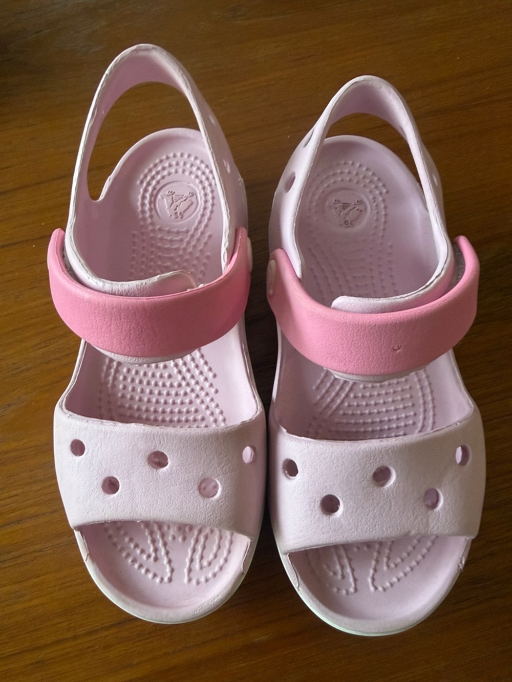 Kids Pink Croc Sandals